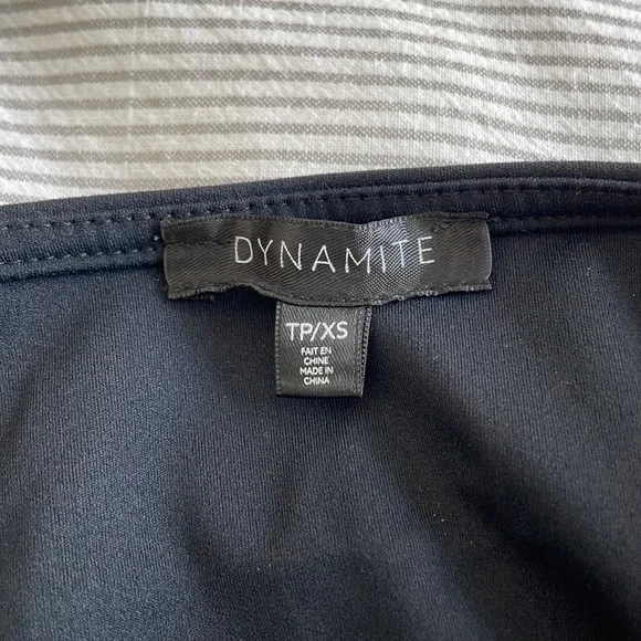 Dynamite Black Square Neck Tank - Picture 4 of 5